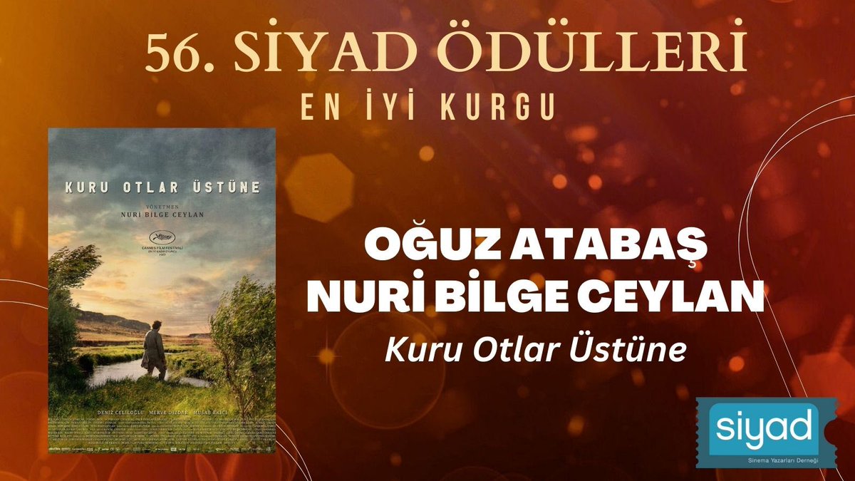 #Siyad2024
#SiyadÖdülleri56
#OğuzAtabaş
#NuriBilgeCeylan