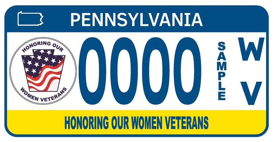 As #Pennsylvania celebrates #WomensHistoryMonth, the @PADMVA reminds residents that they can honor the state's nearly 64,000 #womenveterans and support crucial programs by purchasing an Honoring Our Women Veterans License Plate. Get yours today and show your support!