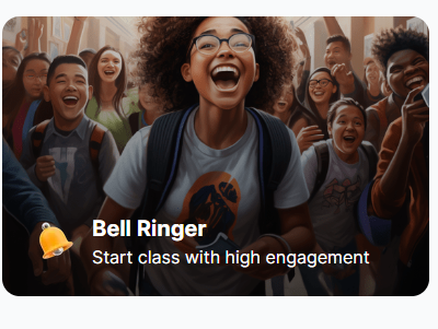 Need a quick idea to begin your class with? Check out @GetSchoolAI bell ringers! So quick and very interactive!