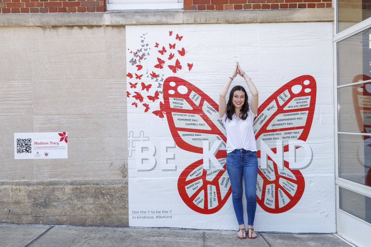 You can help spread kindness at @OhioState by submitting artwork for future Instagram walls. Learn more about the #BeKind Instagram Wall Contest: bit.ly/49X5V0d