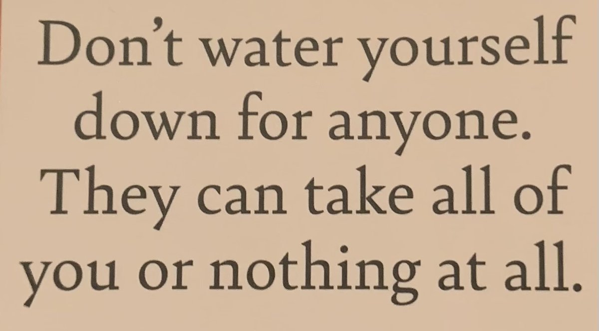 I once learned the hard way that 'fitting in' was simultaneously 'watering myself down' I believed the story that there was only 1 right way to be professional in #meded I needed this advice👇 To anyone in the same tough spot You deserve better Be you Exactly you I got your back