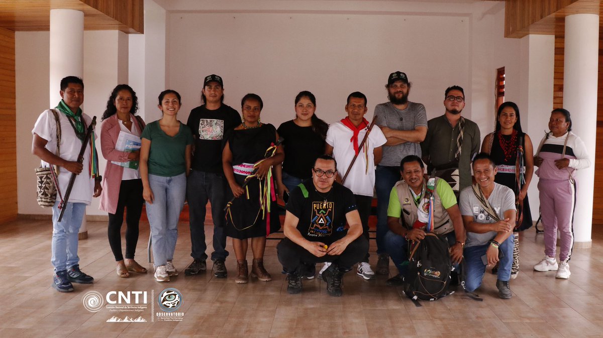 CNTI_Indigena's tweet photo. #CNTICOMUNICA 

🛖| Desde la casa de pensamiento de las autoridades de la Asociación de Cabildos Indígenas Inga del Municipio de Villagarzon en Putumayo, el equipo técnico de la #CNTI  y el #ODTPI , junto con el delegado técnico de la @OPIAC_Amazonia https://t.co/phB7TFwqCQ