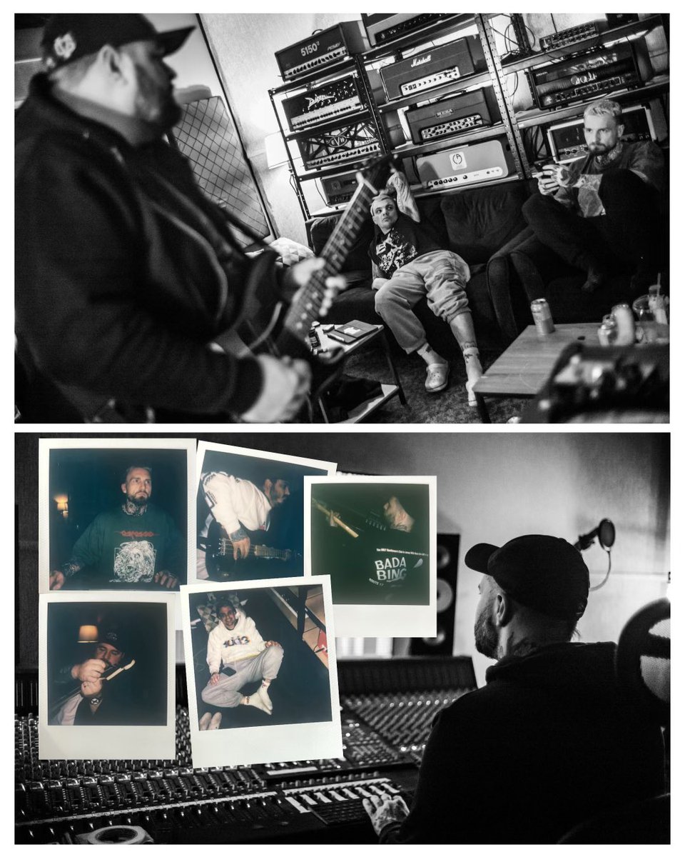 In the studio with Will Putney working on our next album
