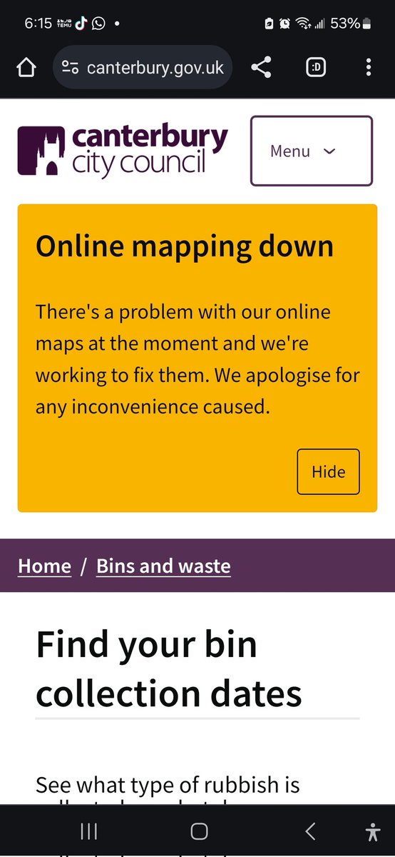 kieranjwright's tweet image. Canterbury  city council  can&apos;t even keep there website to date so I can check what bin to put up, I need my council tax reduced  not increased,  b***dy useless
