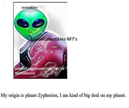 FusionCnft's tweet photo. #JackedAlien #NFTJackedAlien #NFT # #BTC #ETH #Web3 #Crypto #fusionCollectibles #AltcoinGems https://t.co/zrw1gxDixv