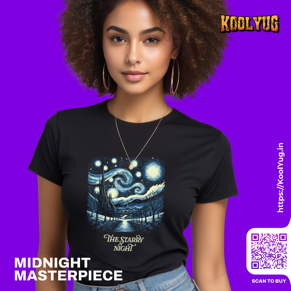 The Starry Night - Van Gogh. Buy here: koolyug.in/design/pod-odY…
#WearTheArt #art #painting #vincentvangogh #tshirt #art_support #vangoghmuseum #arte #artist #artwork #starrynight #artoftheday #vangoghstyle #illustration #vangoghart #vangoghquotes #fashion #wear #KoolYug