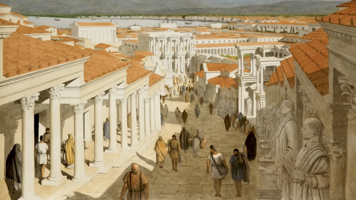Efes Antik Kenti günümüzden yaklaşık 2 bin yıl önce, henüz terkedilmemiş ve yaşanabilir bir kentken nasıl gözüküyordu sorusuna dair oluşturulmuş harika rekonstrüksiyon görselleri.
