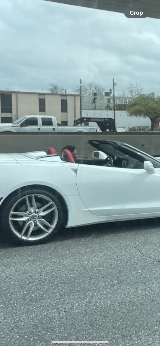 America is so racist black people have to commute in Corvette convertibles. #RacistAmerica
