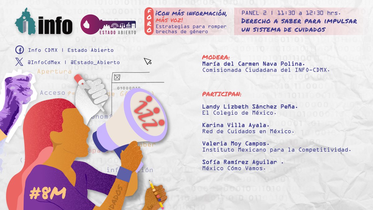 Derecho a saber para impulsar un sistema de Cuidados. Mañana en el foro estaremos compartiendo algunas reflexiones.