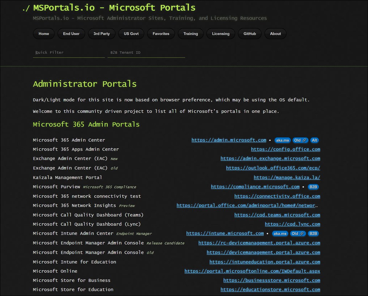 david_das_neves's tweet photo. Microsoft has a huge list of portals and it is not always easy to keep track of all the naming changes, Therefore, this resource comes in very handy!

[LandingPage] MSPortals
https://t.co/CHptT44ph7 

#Microsoft #LandingPage https://t.co/gfz6lutX2f