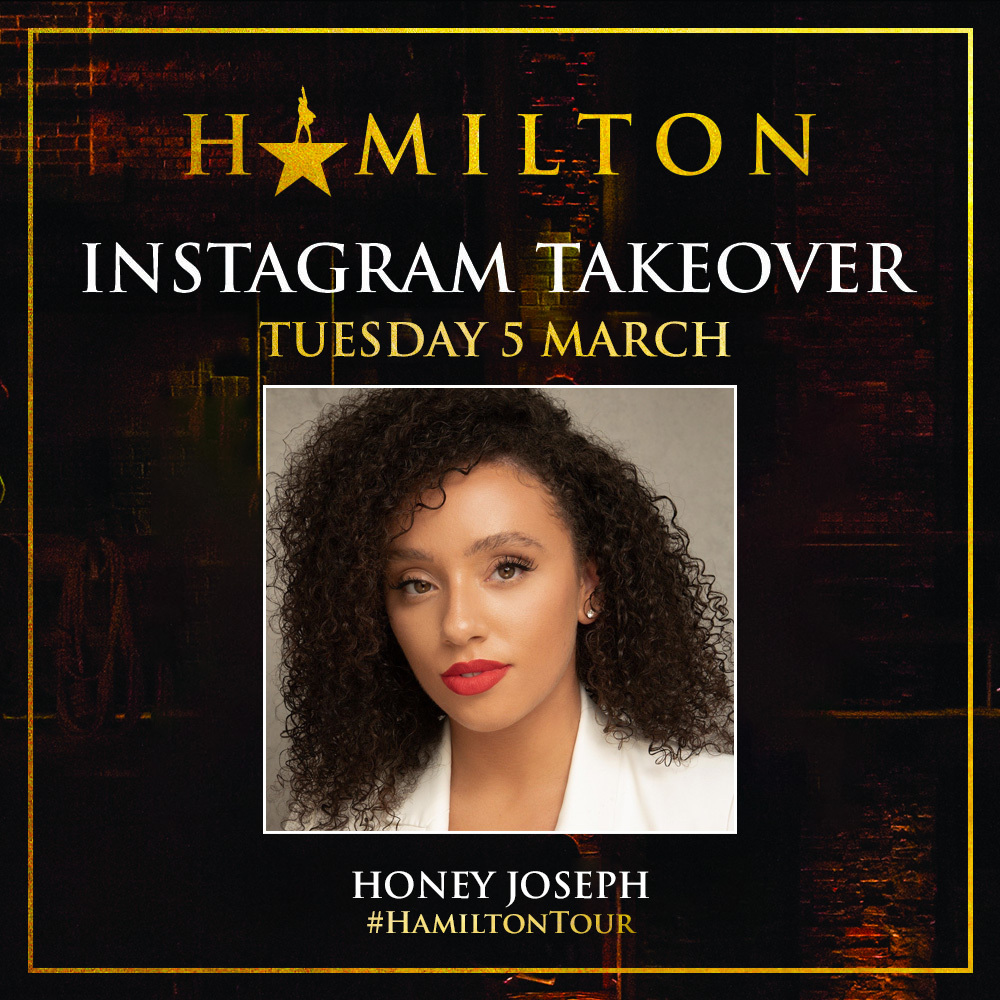 Be in the room where it happens.

To celebrate our #OpeningNight in Edinburgh,  #HoneyJoseph will be taking you behind the scenes backstage on our Instagram Stories tomorrow. #HamiltonTour