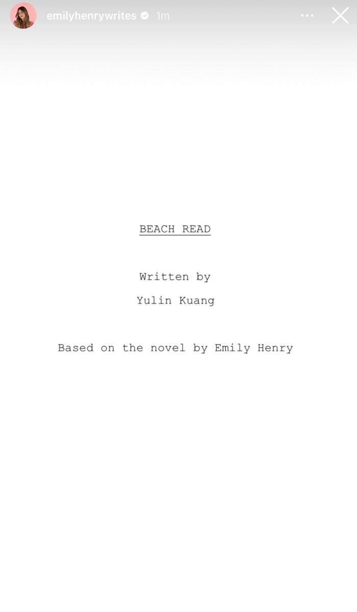 satellitesbooks's tweet photo. WE ARE GETTING A BEACH READ MOVIE https://t.co/iH1zH7vPtv