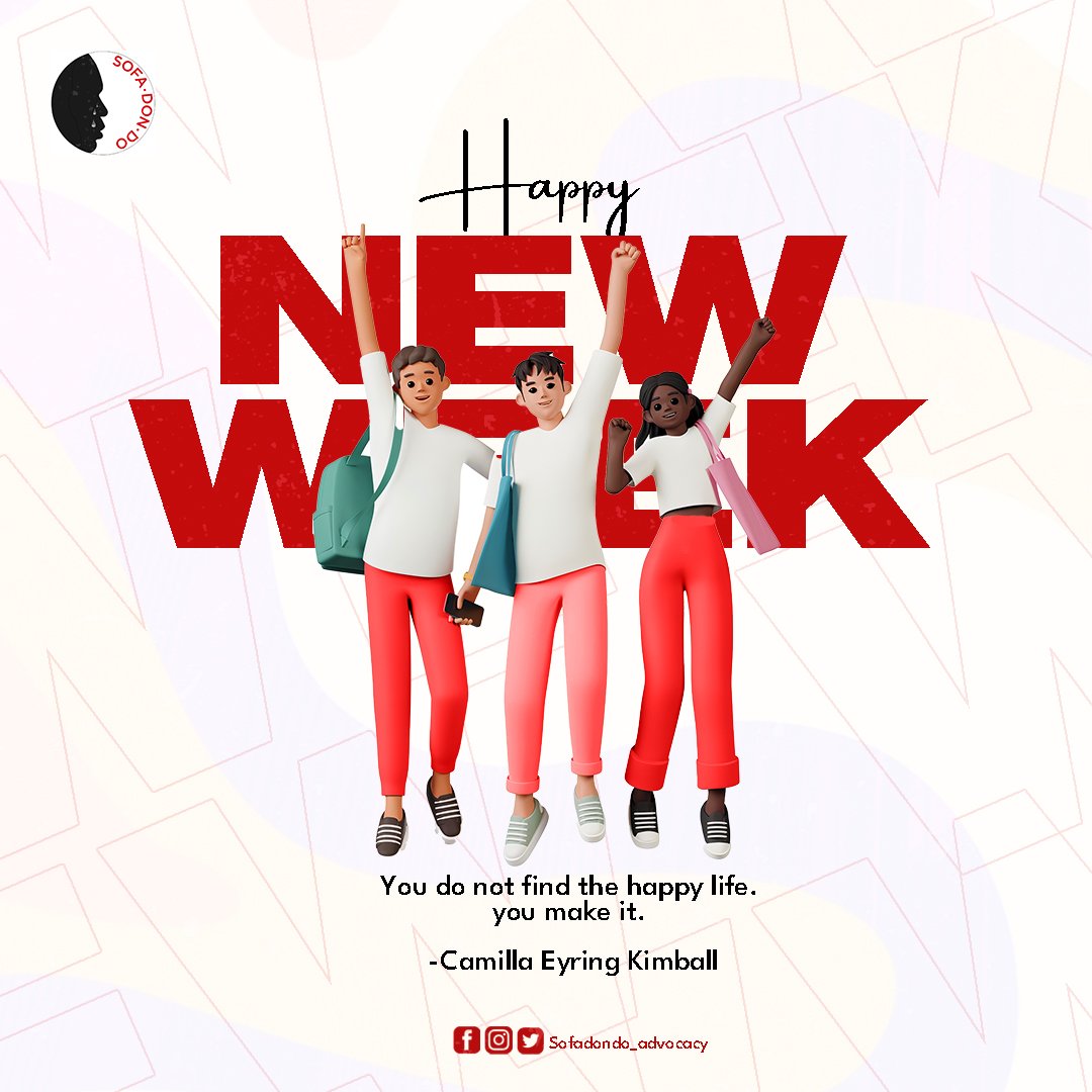 sofadondo's tweet photo. Every week is a perfect start. Take the Lead!
•
•
•
•
#Sofadondo #NewWeekNewGoals #MotivationMonday https://t.co/E9ZkSD9E34