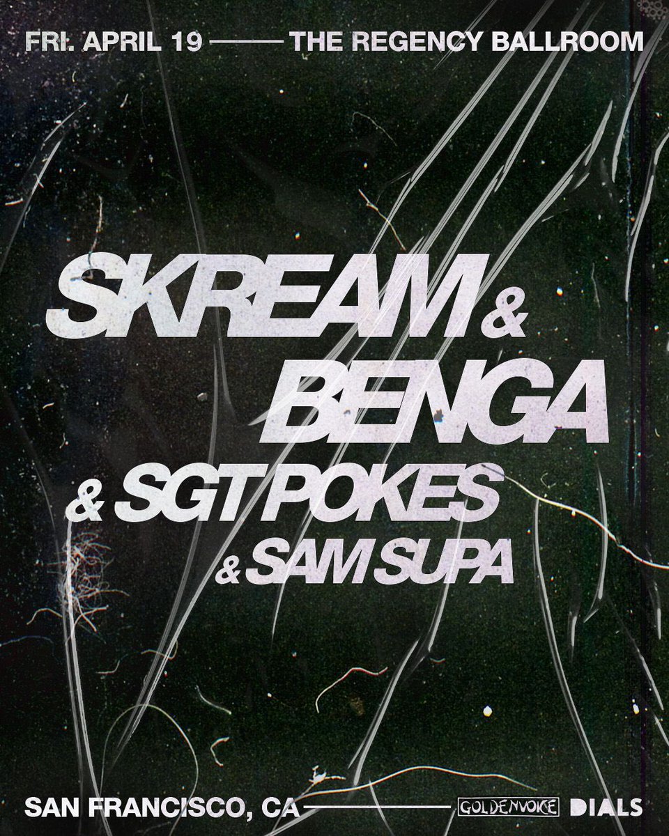 iambenga's tweet image. … @I_Skream and I have limited shows in the US but San Fran we got you: 

General sale tickets Friday don’t say we didn’t warn ya! ♥️
bit.ly/3OXVAsY