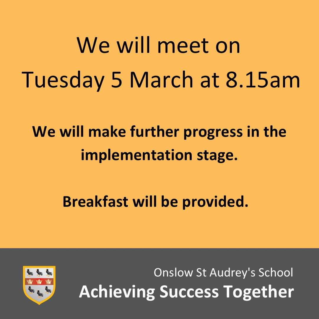 Onslow St Audrey’s LVC (Learner Voice Council) (@osa_lvc) on Twitter photo 