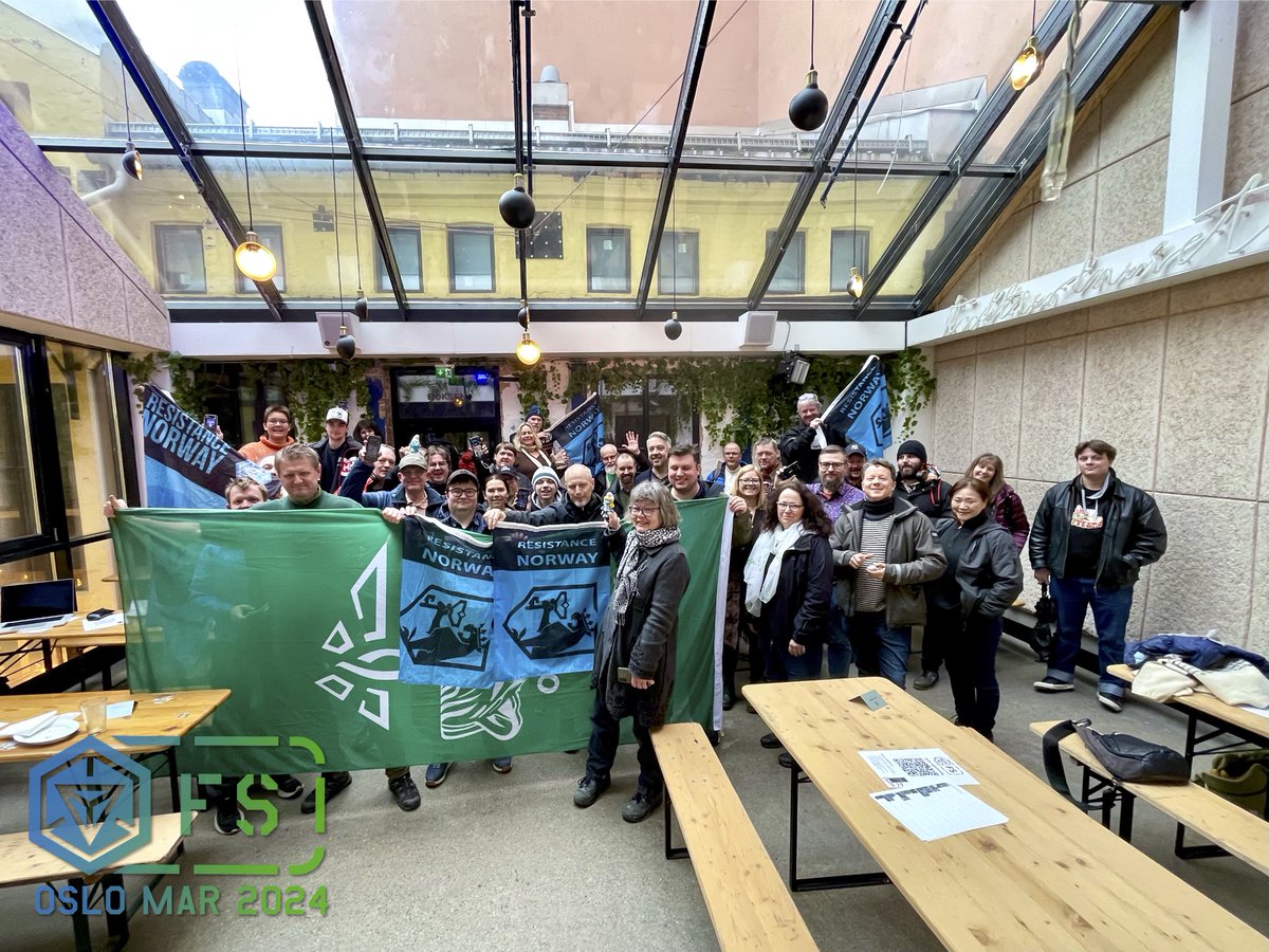 IngressfsN's tweet photo. #Ingress #XFac #IngressFS #FSOslo #IFS #NIA #Niantic #FirstSaturday #FirstSaturdayOslo #IngressPrime #FSOslo #March24 #Resistance #Enlightened https://t.co/9OCEiz9pN6
