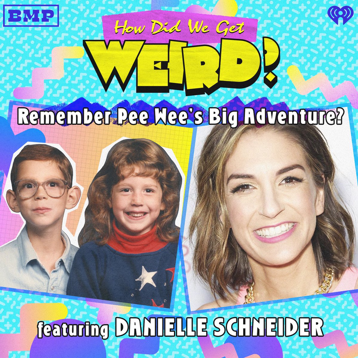 On today’s new episode, @jonahmbayer and I are thrilled to welcome our hilarious friend @Daniellestuff !! We’re talking about Pee Wee’s Big Adventure and other movies that influenced us! Plus how rejection, lots of it from a young age, got us to where we are today! Check it out!
