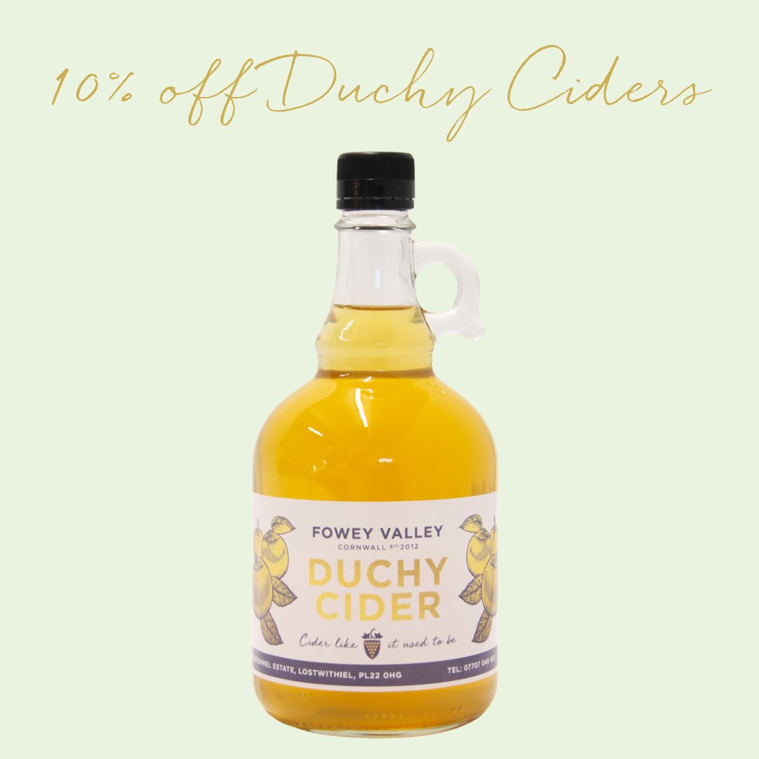 🍻 ST PIRAN'S DAY OFFER 🍻 In celebration of this very special day, we're offering 10% off our Duchy Ciders tomorrow! Though hurry - this discount will only be available for 24 hours 🏃‍♀️ Yeghes Da! Shop here: foweyvalleycider.co.uk/shop