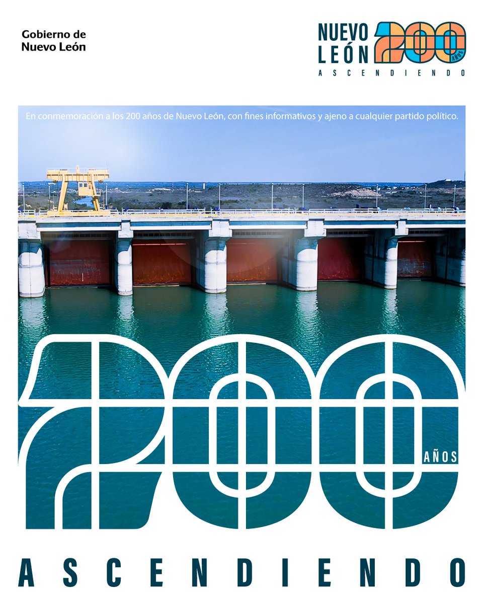 #200AñosNL de siempre ascender de enfrentar los retos y tener la mira bien puesta en el futuro💧👊🏻🦁