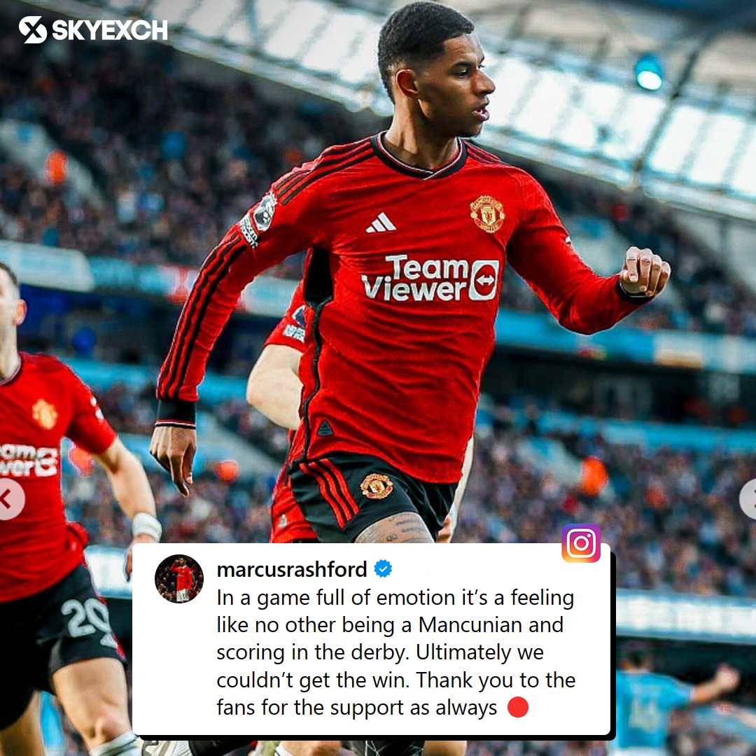 After the Manchester Derby loss, Marcus Rashford shared an emotional post.

#MarcusRashford #ManchesterUnited #EPL #Football #SkyExch