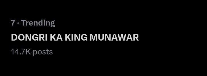 MoodyHuYaar's tweet photo. Good to see a positive tagline in trending list. 
@munawar0018 🤍✨

DONGRI KA KING MUNAWAR https://t.co/kWLa8mfmP4