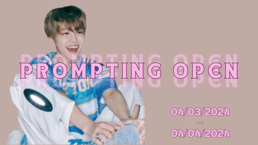 Prompting is now officially open! From today until April 4th send us your prompts featuring the beautiful person Jaemin is and stick around to embark on this journey that is to love Jaemin! link: docs.google.com/forms/d/e/1FAI…