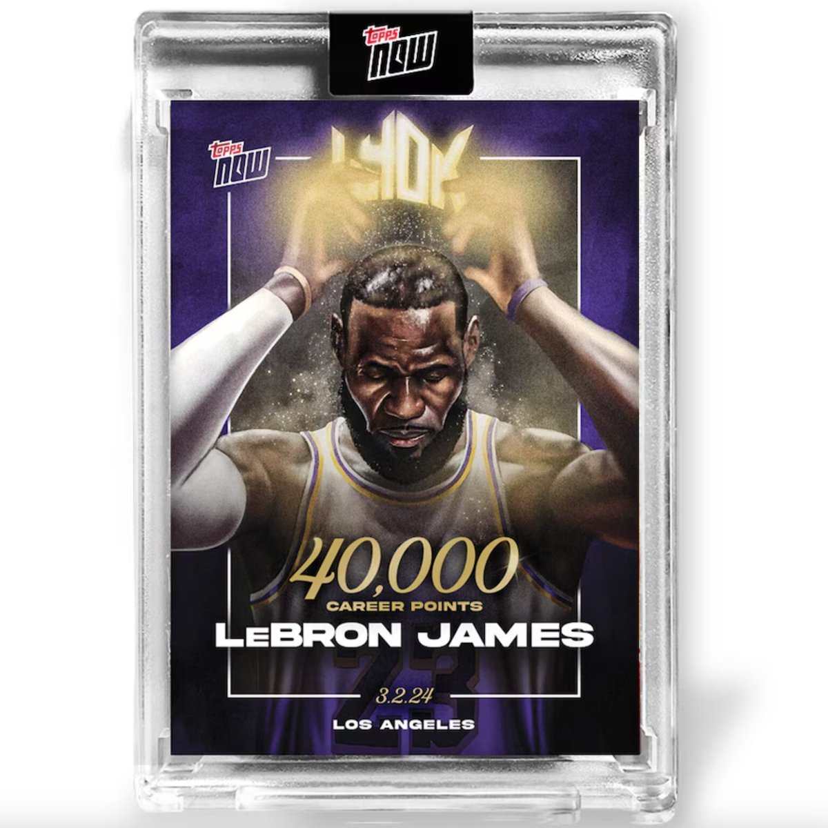 sneakerhuddle's tweet photo. Ad: LeBron James 2024 Topps Now Basketball Card LJ-40K

https://t.co/O89NtVjclZ https://t.co/M7fSTFrqVB