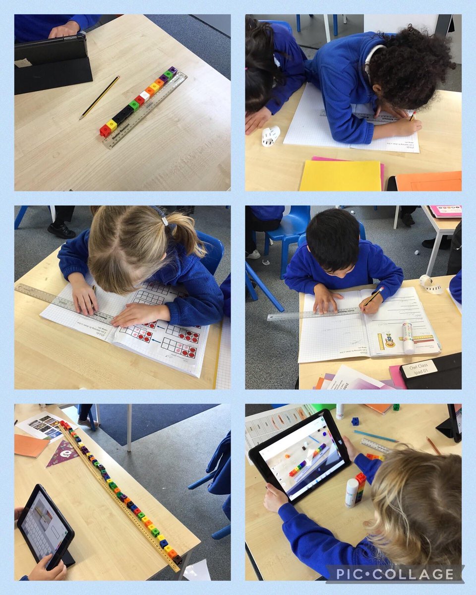 Owl class, year 2, have been working hard on their measuring skills. They started by measuring with cubes and then rulers and focused on lining up to 0cm on their rulers! Great job Owl class 👏