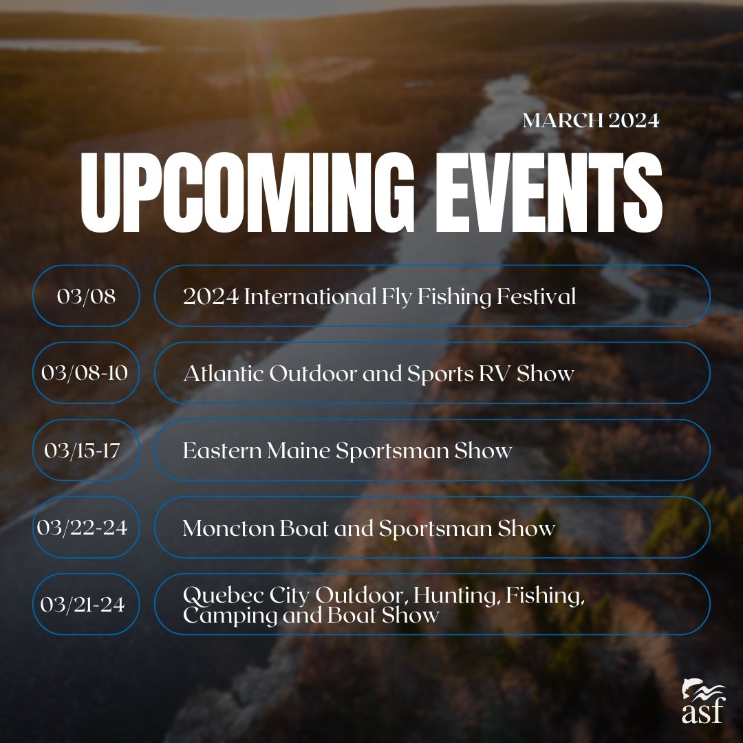 Are you conservation minded, an angling enthusiast, or just looking to learn more about what we are up to? Stop by one of our upcoming events and say Hi! We'd love to share more about our mission with you.