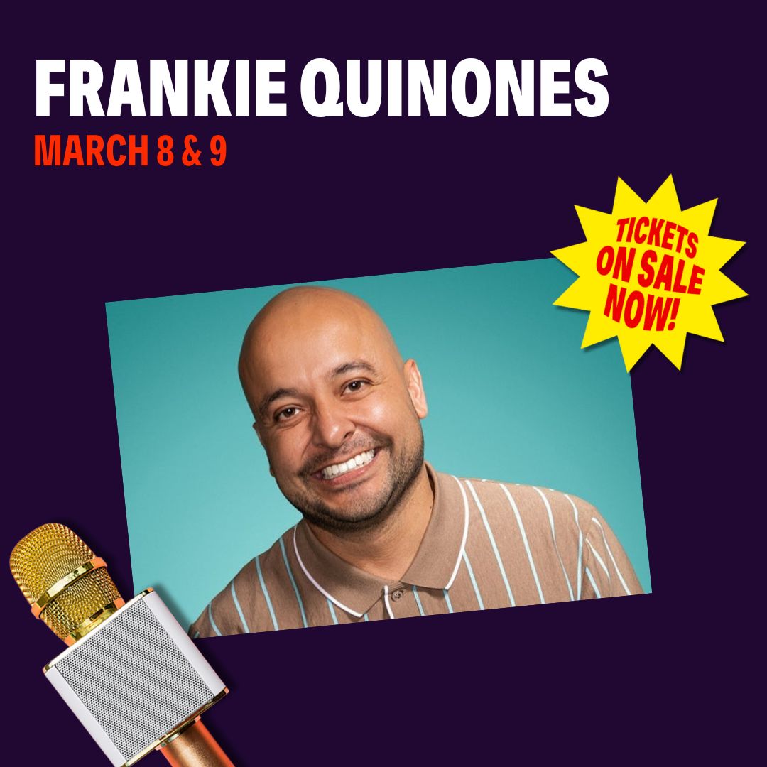 Frankie Quinones is heading over to the Laugh Factory for two shows only! Known for his ability to bring originality and a refreshing style of comedy to the stage, his performances will leave you crying with laughter! 🎤 🤣 Get your tickets now: bit.ly/4bAVeSG