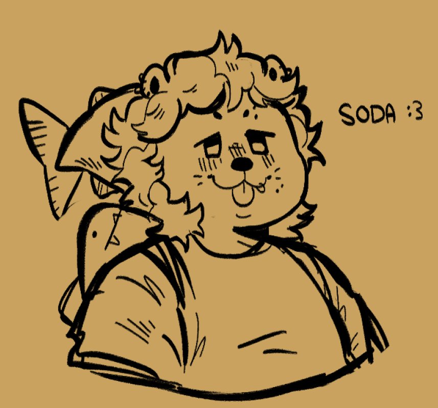 hello friends meet my secondary sona soda :] he is a seal and whaleshark