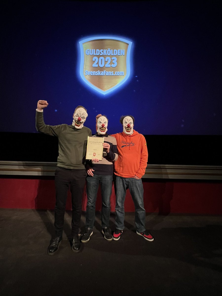 TornsIF1965's tweet photo. Torns IF tilldelas Guldskölden i kategorin "Sociala medier" på kvällens prisutdelning i Stockholm. https://t.co/UlQARfVXJN