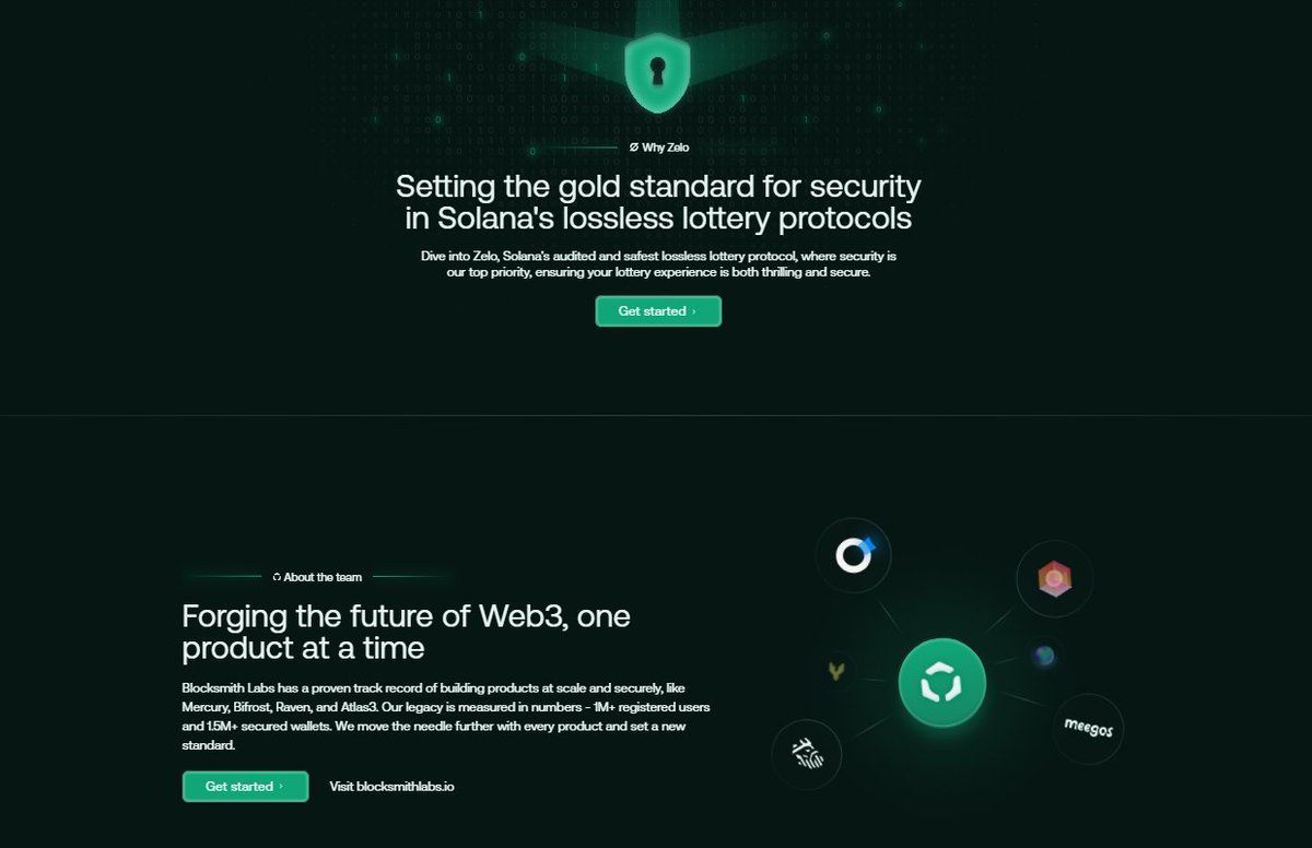 darren5534's tweet photo. A breakdown into @zelofinance powered by @BlocksmithLabs

ZELO = Zero Loss, but what does this mean?

Deposit $SOL into the pool to help yield interest, then be in with a chance to win the interest EACH WEEK, risk free 👀

It will be Non-custodial so instant deposit &amp; withdrawals https://t.co/eer6dA9PAS