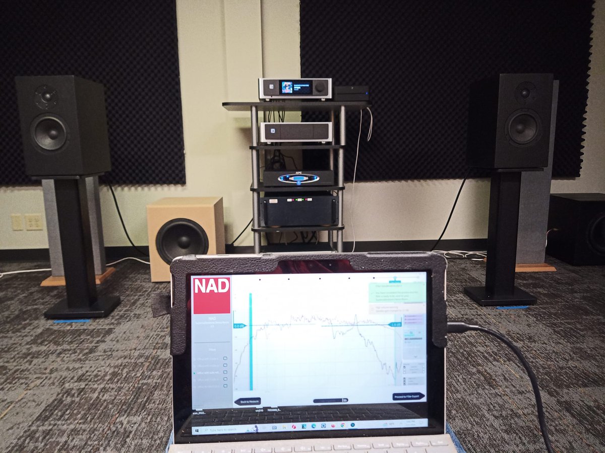 Doing some final tweeking on Supercalibrations new HiFi stereo in our sound lab.I have listened to my "favorites"many times and this is the BEST I  have heard them.Not really trying to sell anything this is just plain fun. Contact me for demo.If you like music you will like this!