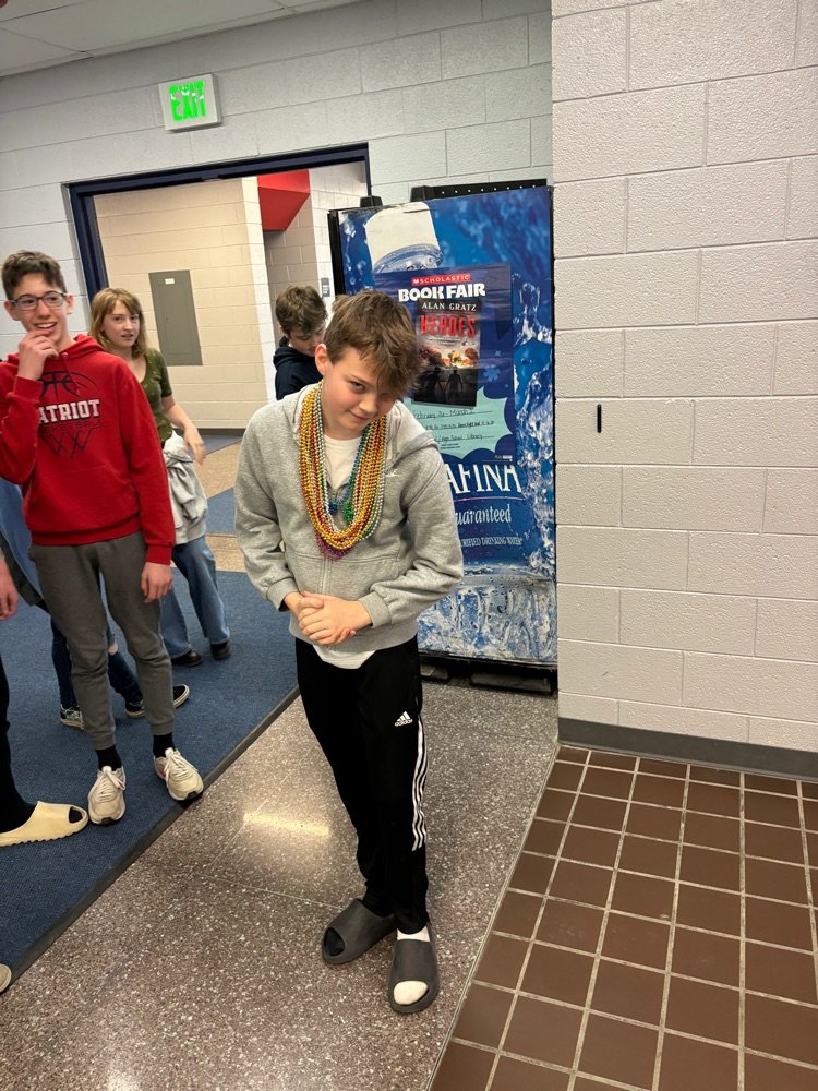 NHS put together a wellness week for our students. Today was a rock, paper, scissor competition. Lose the round and you give your beads to the winner.