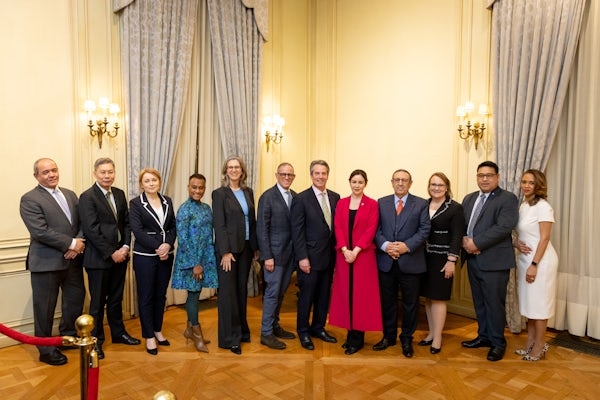 MeridianIntl's tweet photo. Last week, @MeridianIntl hosted the winter #WelcometoWashington reception, welcoming and honoring Ambassadors from Algeria, Bosnia & Herzegovina, the European Union, Kuwait, Micronesia, Morocco, the Netherlands, Singapore, Slovenia, and Uzbekistan. https://t.co/NOmyQ3cKFs