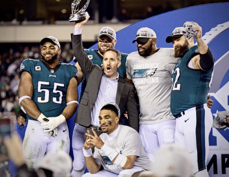 PhilaFanCentral's tweet photo. Jason Kelce 

6x All-Pro
7x Pro Bowl
1x Super Bowl Champion

Ended his career with 167 consecutive starts

Thank you for being a backbone of this organization for 13 years

Enjoy your time with Kylie and the girls, you more than deserve it

We’ll all be in Canton with you in 2029 https://t.co/T3cbkVFzgO