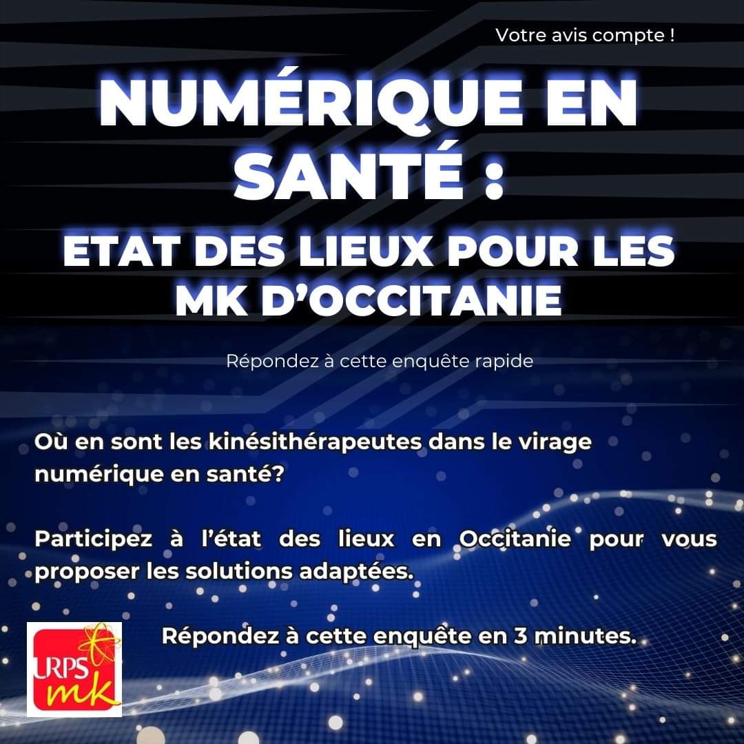 Le virage numérique est engagé dans notre profession et nous sommes désormais confrontés chaque jour aux évolutions, tout autant informatiques que légales concernant nos prises en charge de rééducation.
 👉docs.google.com/forms/d/e/1FAI…