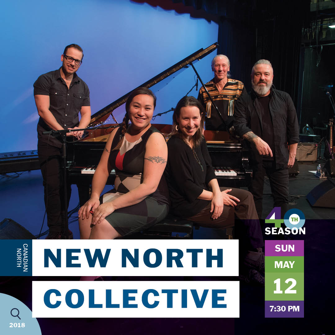 Experience the captivating blend of cultures and sounds from the North with The New North Collective! 🎶 Join us for an unforgettable evening featuring Yukon and NWT's finest artists, including spoken word artist/bassist Pat Braden, singer/songwriter Diyet, and more!