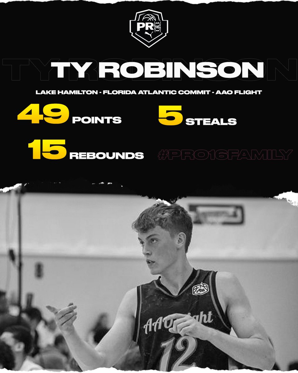 Florida Atlantic Commit Ty Robinson finished his career with a BANG🔥 #PRO16Family