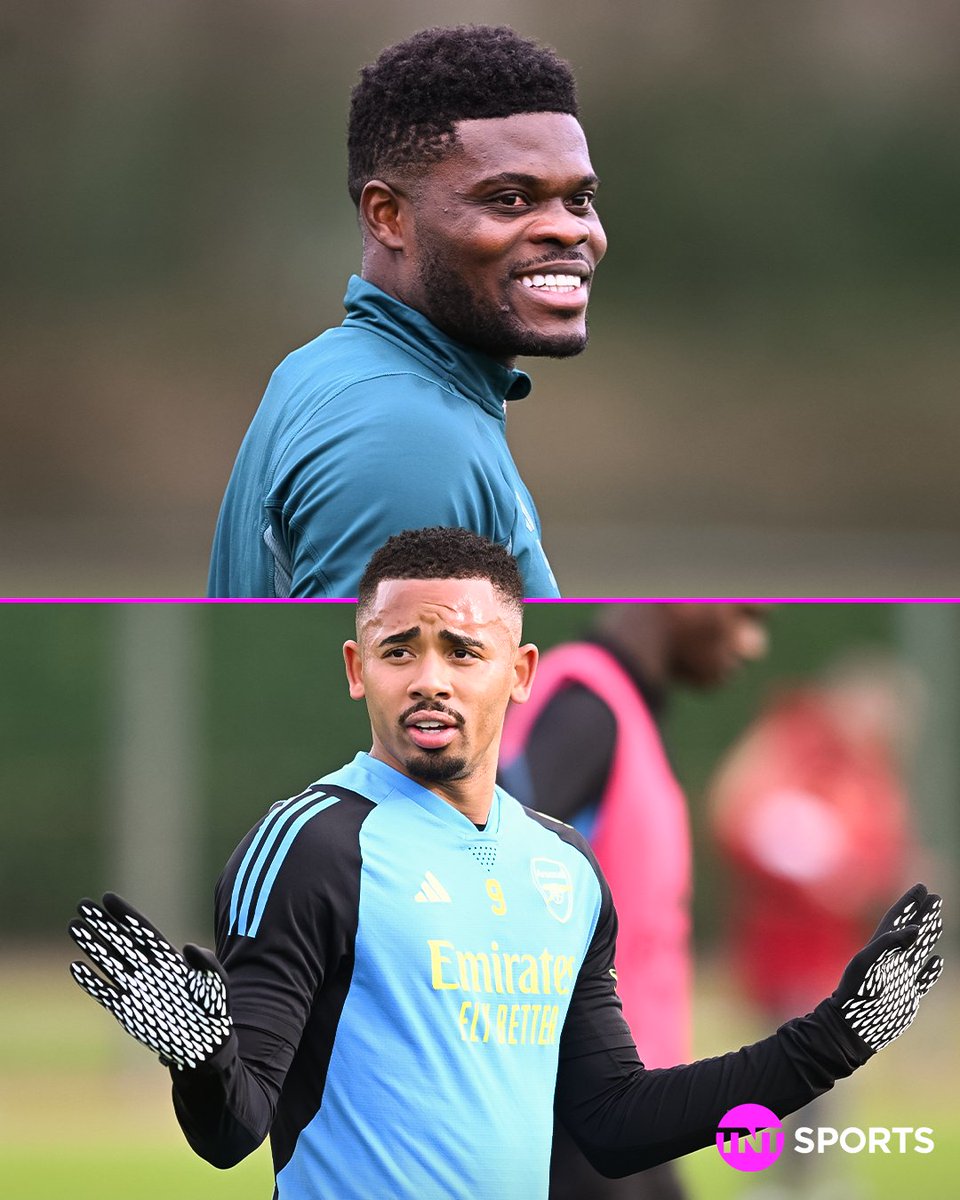 𝗧𝗵𝗼𝗺𝗮𝘀 𝗣𝗮𝗿𝘁𝗲𝘆 ✅ 𝗚𝗮𝗯𝗿𝗶𝗲𝗹 𝗝𝗲𝘀𝘂𝘀 ✅ Both are included in Arsenal's squad to face Sheffield United tonight 📝 The Gunners are slowly making their way back to FULL STRENGTH 💪