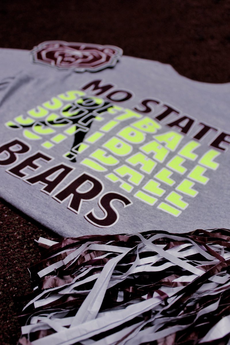 MoStateBkstore's tweet image. New Week, New Look! Just in time for softball and baseball season ⚾️🥎🐻 In store &amp;amp; online! #GoBears #MoStateBookstore