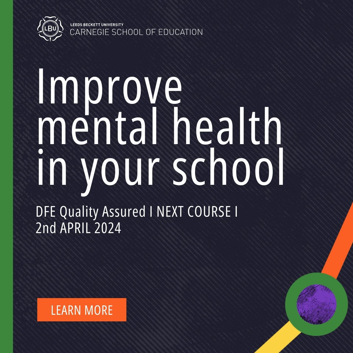 WANTED: School leaders on a mission to improve student and staff well-being! 🌟 Are you ready to create a positive mental health culture in your school? Secure your spot on our DfE-funded Senior Mental Health Lead training starting on 2nd April 2024! ow.ly/FV4V50QKJh8