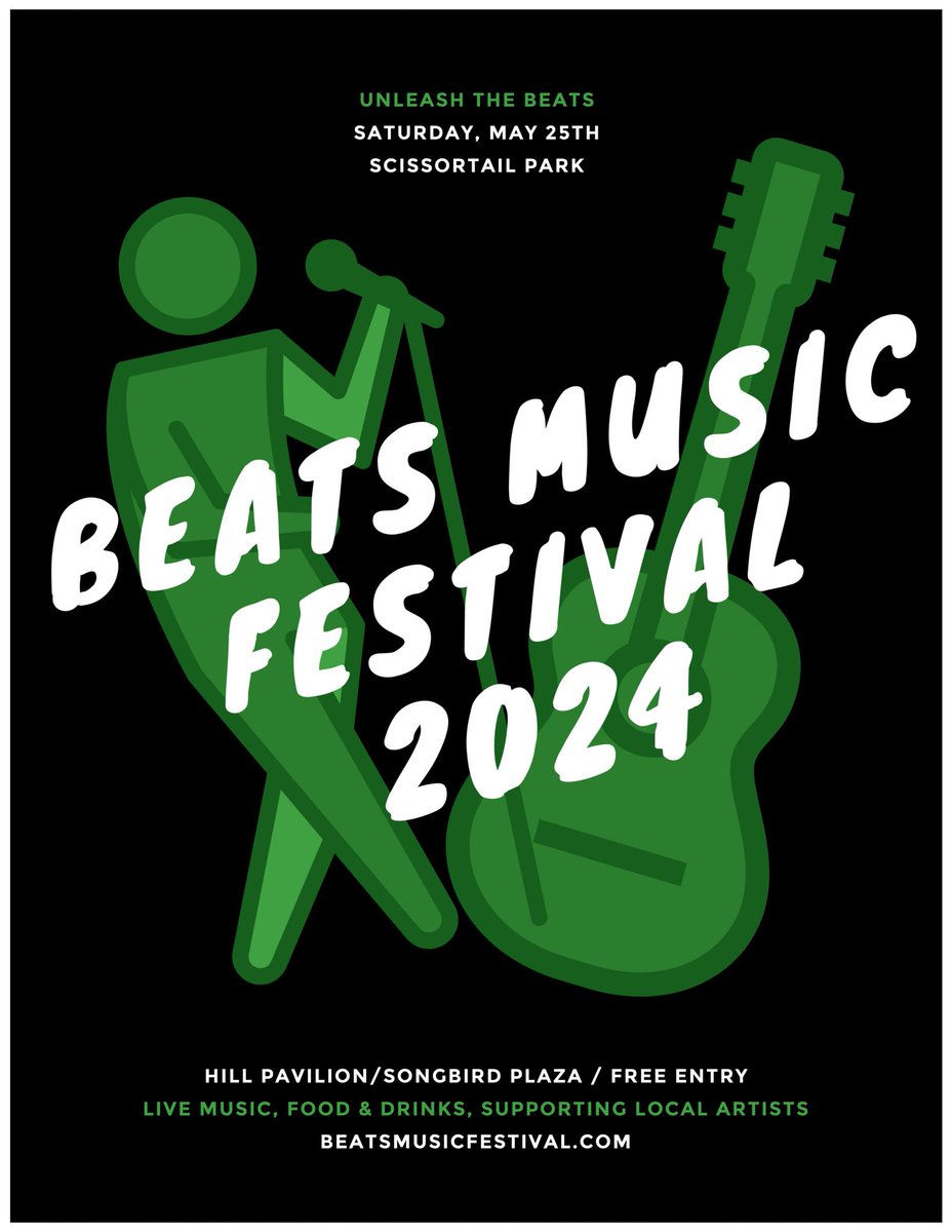 📢 WE HAVE OUR OFFICIAL START TIME 📢
BMF 2024 begins at 2:30pm — May 25th!!

#BMF #BeatsMusicFestival #festival #okcevents #scissortailpark #okcmusicscene #okcmusic #okcfestivals