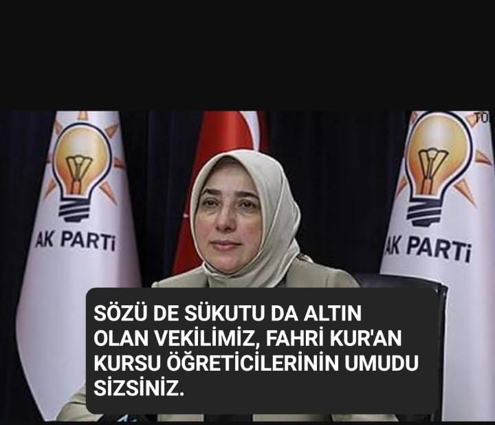 Fahri Hocalarımızın emekleri Değerli Vekilimiz  Av. Özlem Zengin Hanım  vasıtasıyla muştuya dönüşecektir. #süreklilik istiyoruz derdimiz bitmeyen  sınavlar mülakatlar bir insan kaç kere göreve alınır vekilim.
Size Güveniyoruz

#FahriKardeşlerinizeMuştuSeçimÖncesi

<a href="/AvOzlemZengin/">Av. Özlem Zengin 🇹🇷</a>