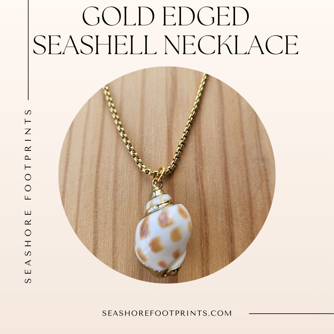 Gold Edged real seashells on Gold plated chain

seashorefootprints.com/product-page/g…

#HandmadeChic #WearYourStory #jewellery #jewellerydesign #jewellerydesigner #jewellerymaking #jewellerystore #handmadejewelry #necklace #necklacelovers #necklacedesign #necklaceoftheday #necklacesofinstagram