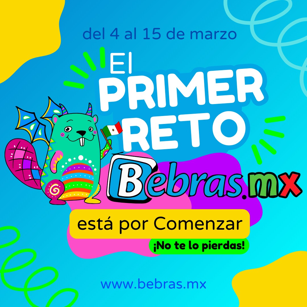 El #RetoBebras está por comenzar. 🚀 Ya hemos enviado los usuarios y contraseñas a los maestros y padres de familia para que puedan compartirlos con sus alumnos y participantes. A partir del lunes 4 de marzo, podrán ingresar y enfrentarse al desafío de #PensamientoComputacional