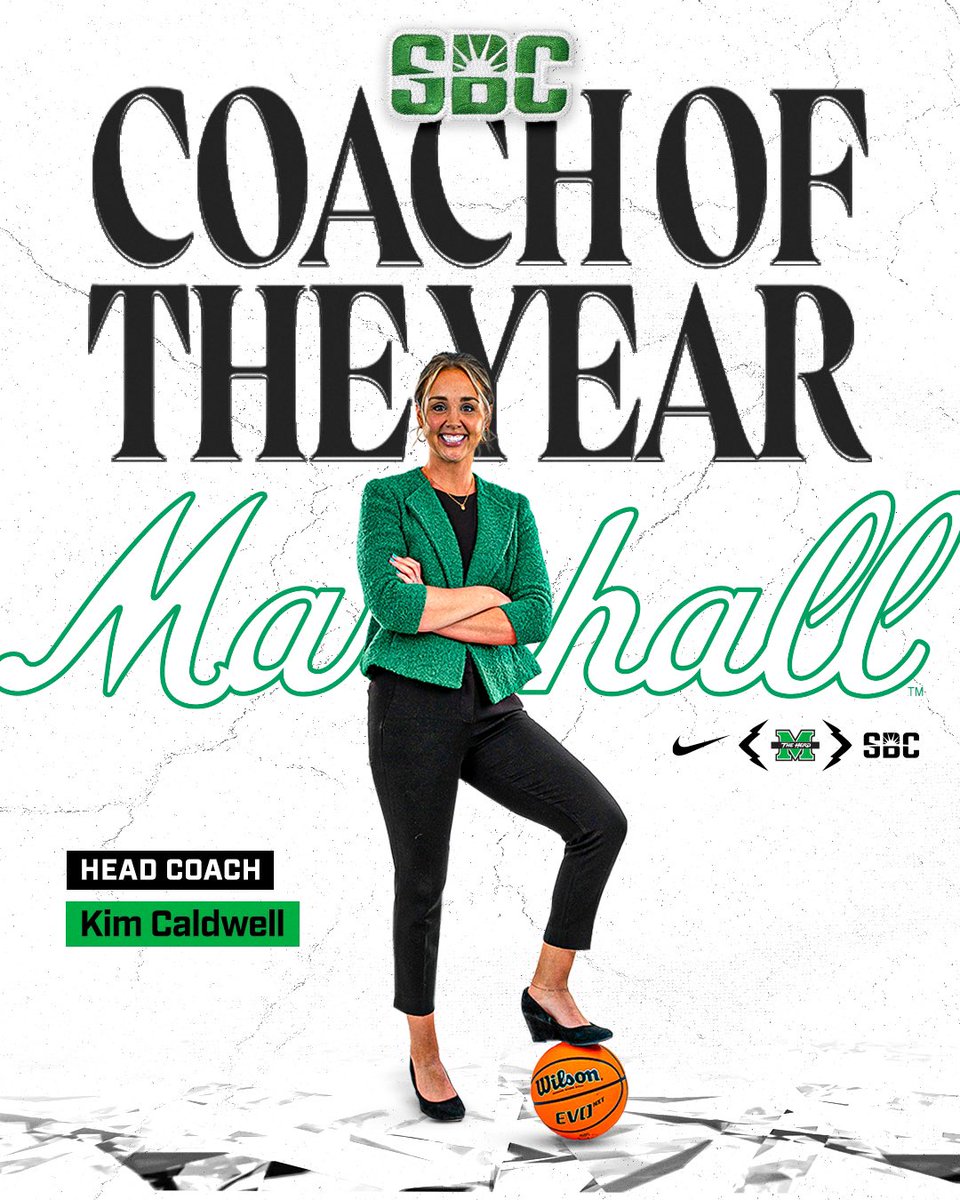Coach. Leader. Champion. She embodies them all. 💯 #WeAreMarshall
