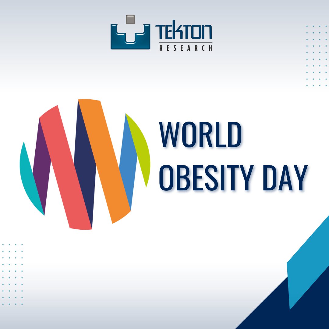 Today is World Obesity Day. 

World Obesity Day serves to raise awareness about the underlying causes of obesity, take action to improve global understanding, research and prevention, and treatment of obesity.

#WorldObesityDay #EndWeightStigma #TektonResearch #WOD2024