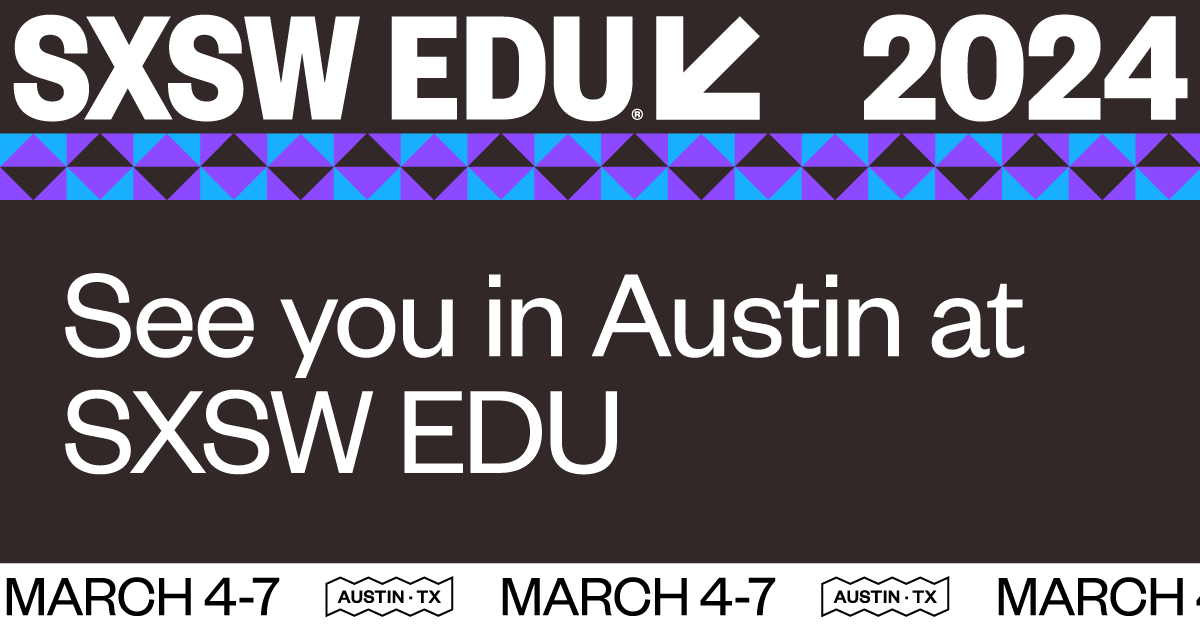 We’re at #SXSWEDU this week! Will you be there? Connect with Doha Debates on EDU social and say hi if you see us around!